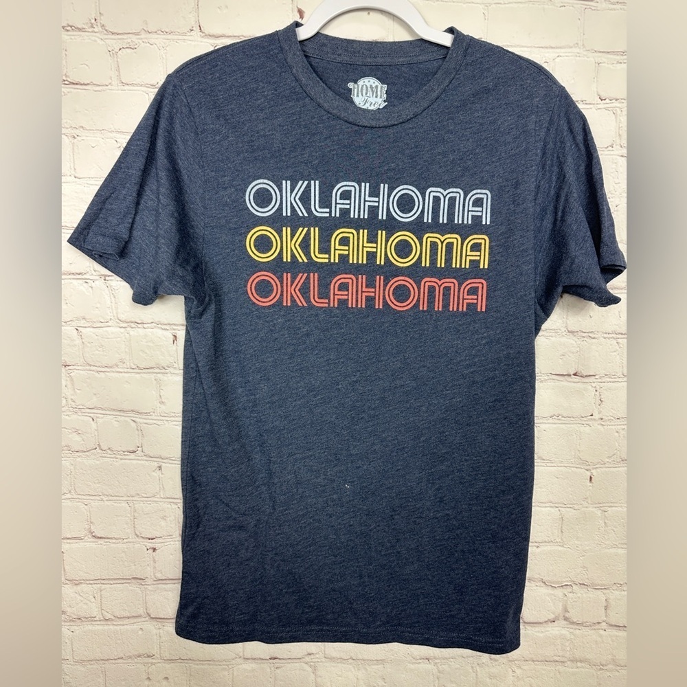 Home Free blue Oklahoma short sleeve t-shirt,‎ sz S